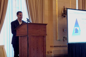 Dr. Kory Lavine Receives Leadership Achievement Award at ISHR North American Conference