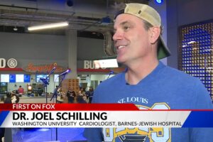Schilling and Band Play Enterprise Center With Heart Transplant Recipient