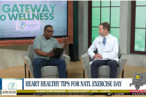 Huffman on KMOV news: Heart Healthy Tips for National Exercise Day