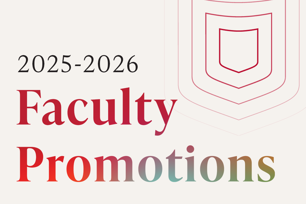 2025-2026 Academic Year – Faculty Promotions