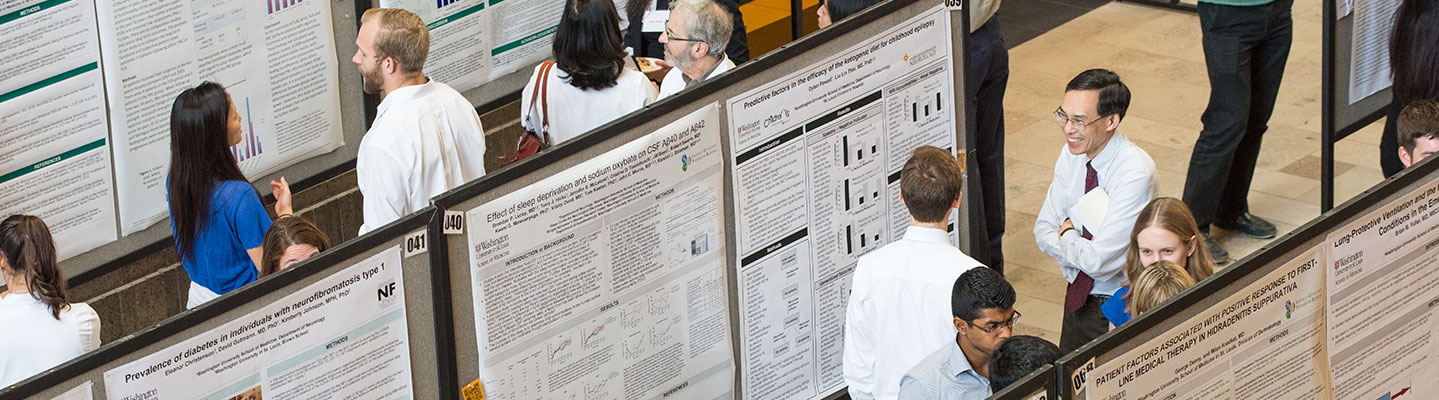 Research poster session