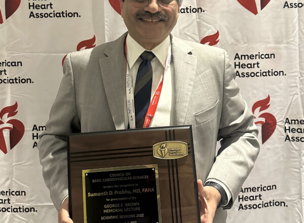 Cardiovascular Division Faculty Present at AHA Conference; Dr. Prabhu Honored