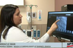Verma Featured in KSDK Profile of Heart Attack Patient